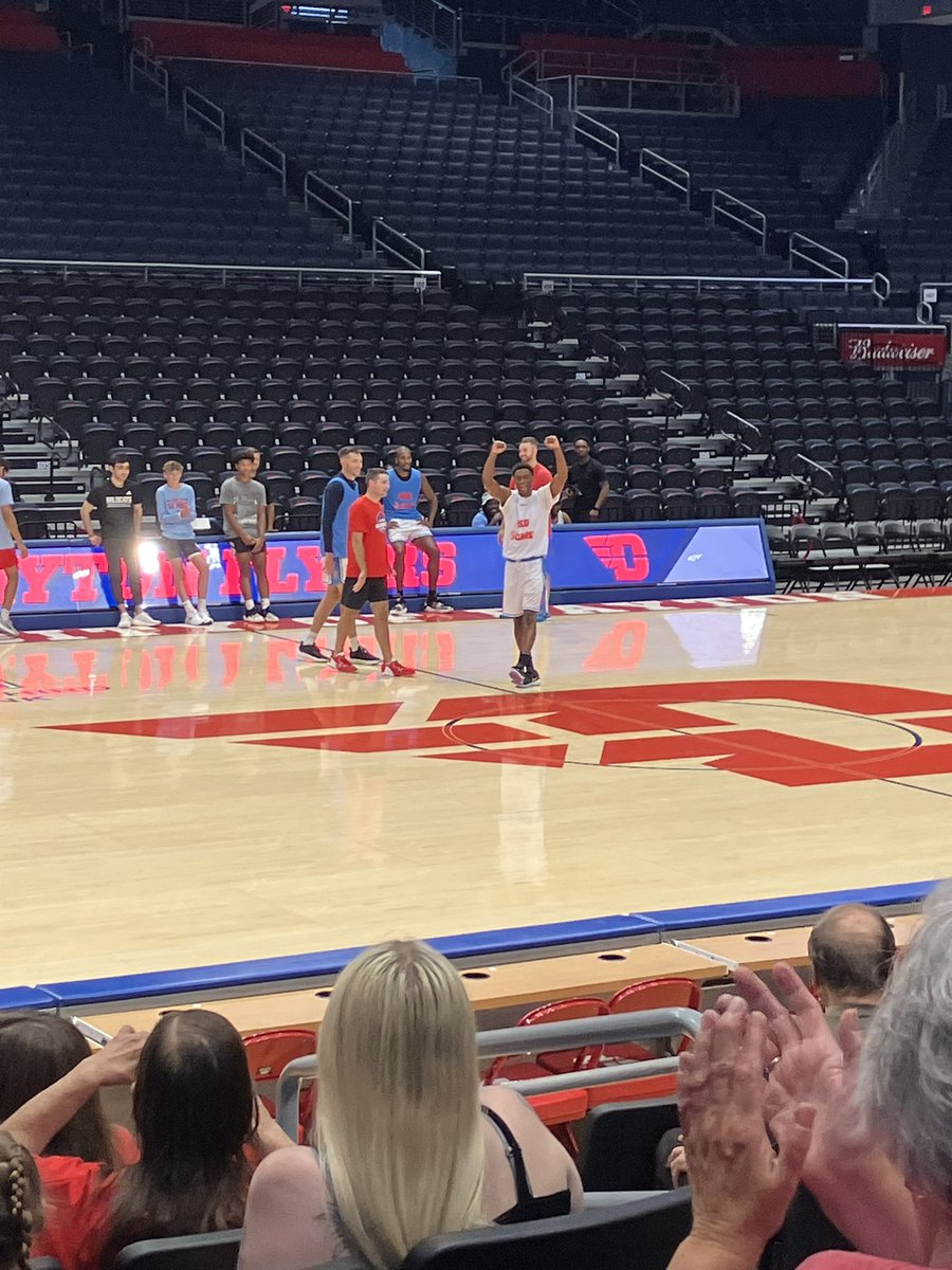 The boys enjoyed watching the Red Scare practice today.