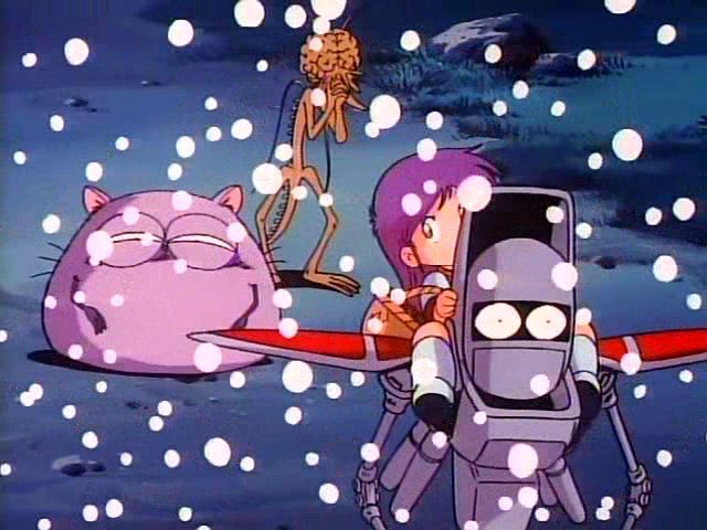 7. Space Family Calvinson

A sympathetic OVA I discovered thanks to an article of the late Fred Patten. It's an adaptation of a gag manga about an alien actor company adopting a human baby girl. It's a funny anime full of referential jokes, I spent a good time watching it. 6,5/10