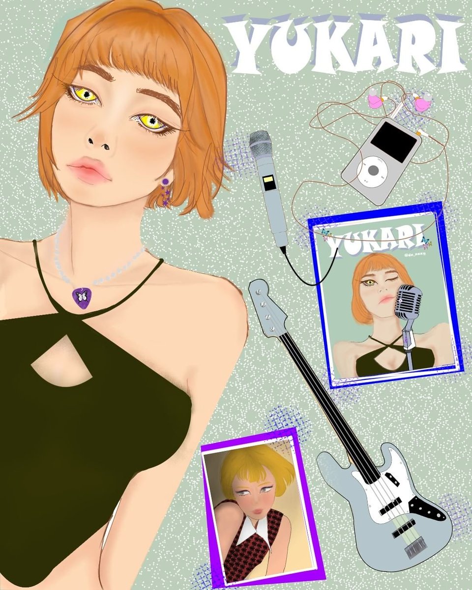 de_naey's tweet photo. Yukari 🦋🎤🎸🐯🥐💜 https://t.co/Oz54wzqNYZ