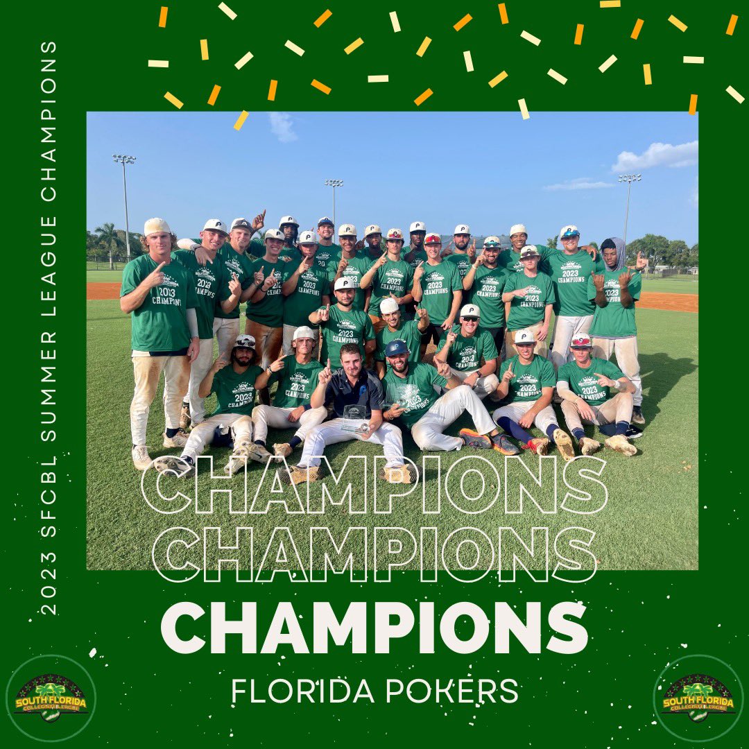 South Florida Collegiate Baseball League tweet media