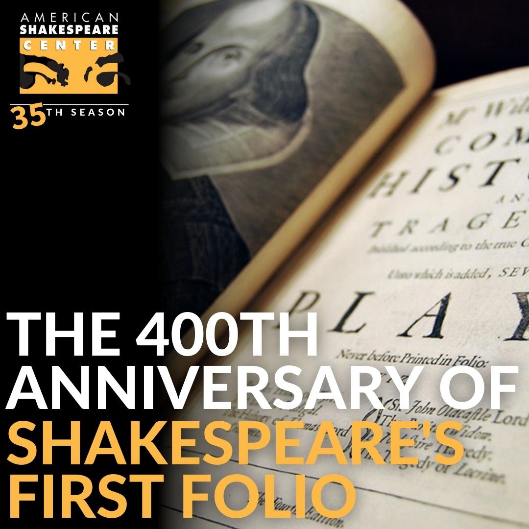 shakespearectr's tweet photo. NEW BLOG POST! 2023 is the 400th anniversary of the First Folio, the 1st collected edition of Shakespeare's plays. In honor of this milestone, join ASC's Lia Wallace for a look at how the Folio came to be, as well as how (and why) we still use it today >>
https://t.co/DqwCcP5Z8D https://t.co/eX1NHisSZ5
