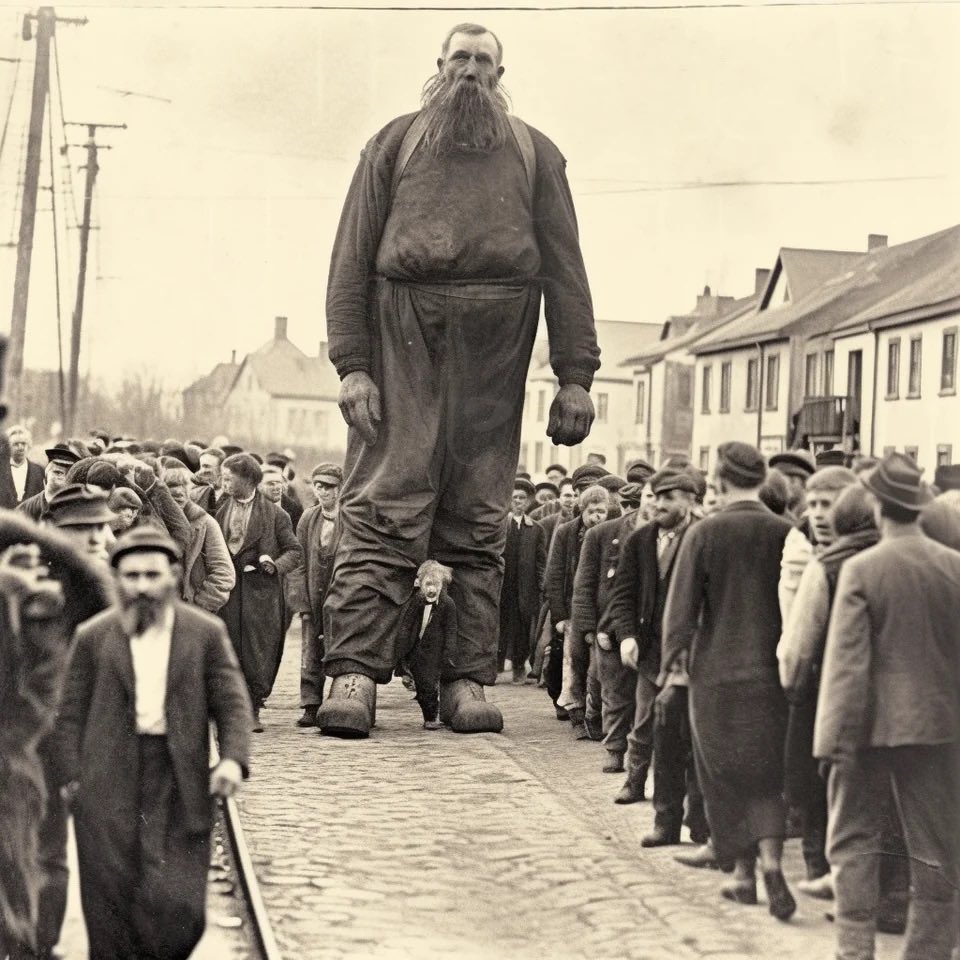 At their peak, there were 35,000 giants in the UK. Now there are less than 85. 

Every village used to have its own giant. They usually worked at the mills but they’d also clear roads and help put out fires.  

However, towns gradually phased out giants. Technology was cheaper.