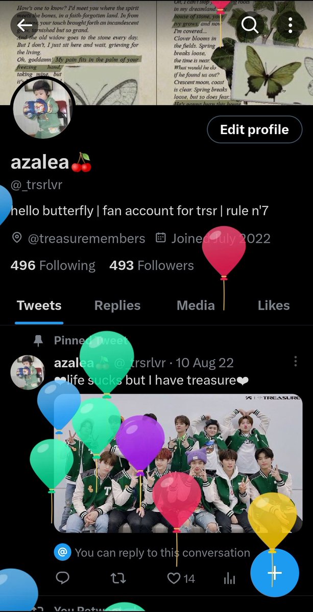 _trsrlvr's tweet photo. di na me active dito pero twitter gave me balloons!! https://t.co/ohtLEUZQOn