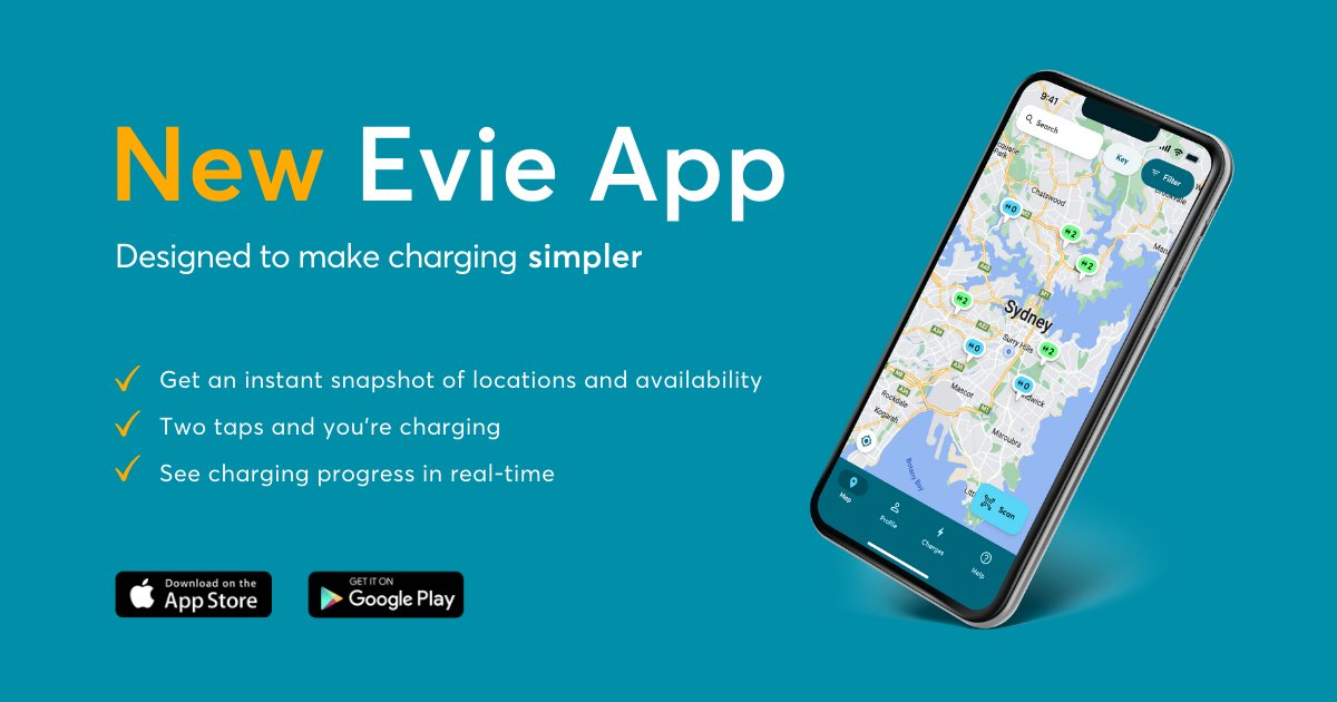 📢Introducing our new & improved Evie App! ✅ Get an instant snapshot of locations and availability. ✅Simplified charge process. ✅ Real-time visibility - see your vehicle’s state of charge, elapsed charging minutes & kWh delivered. Download now: goevie.page.link/app