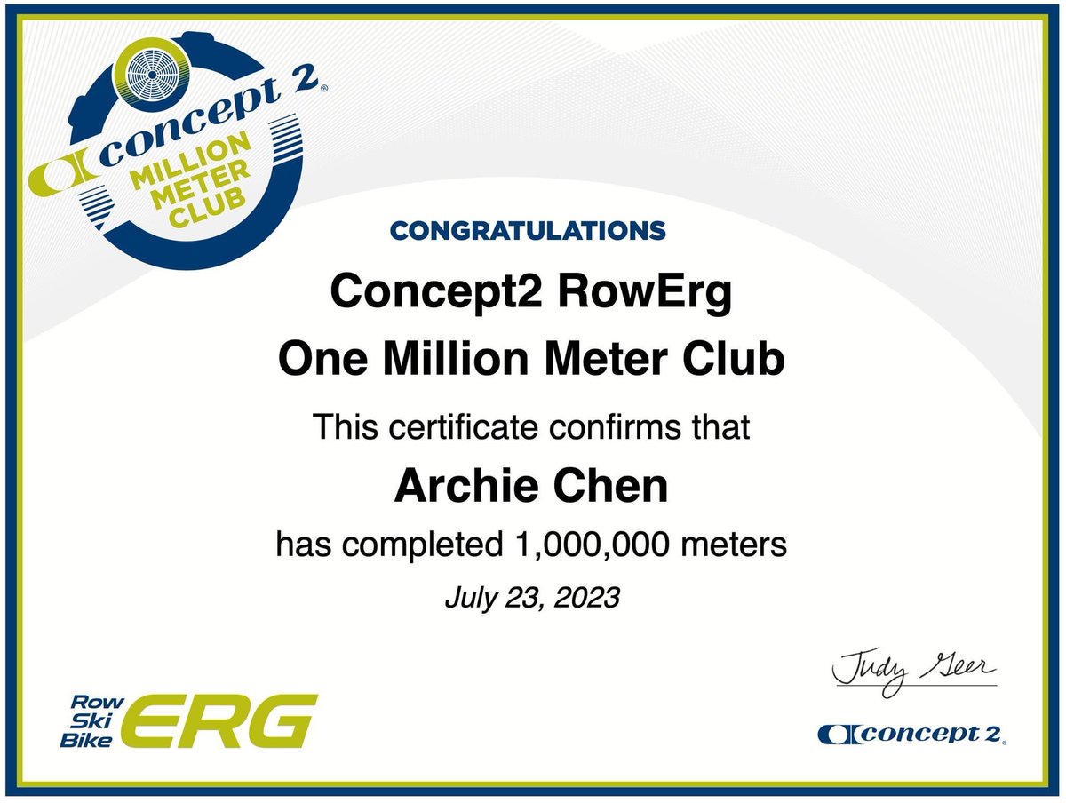 archiechen's tweet photo. Thrilled to share I've rowed a million metres! 🚣‍♂️🎹 Riding the waves of wellness, reviving my eight-pack, &amp; harmoniously merging fitness with piano. #PianoLife #RowingRhythms #DrArchieChen #FitnessGoals #Mindfulness #PianoRowersUnite https://t.co/FA4L3atTAk