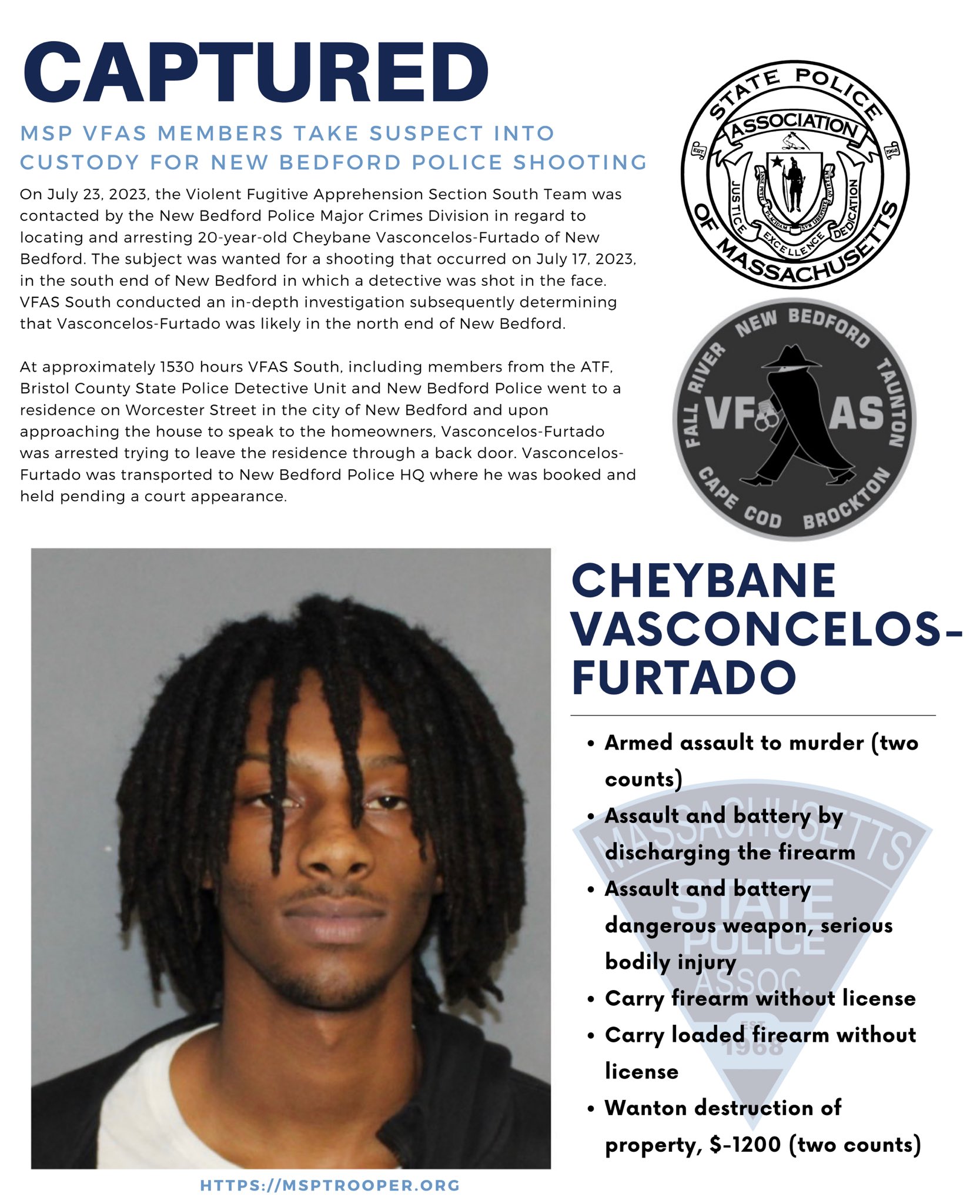 State Police Association of Massachusetts on Twitter: "CAPTURED: MSP