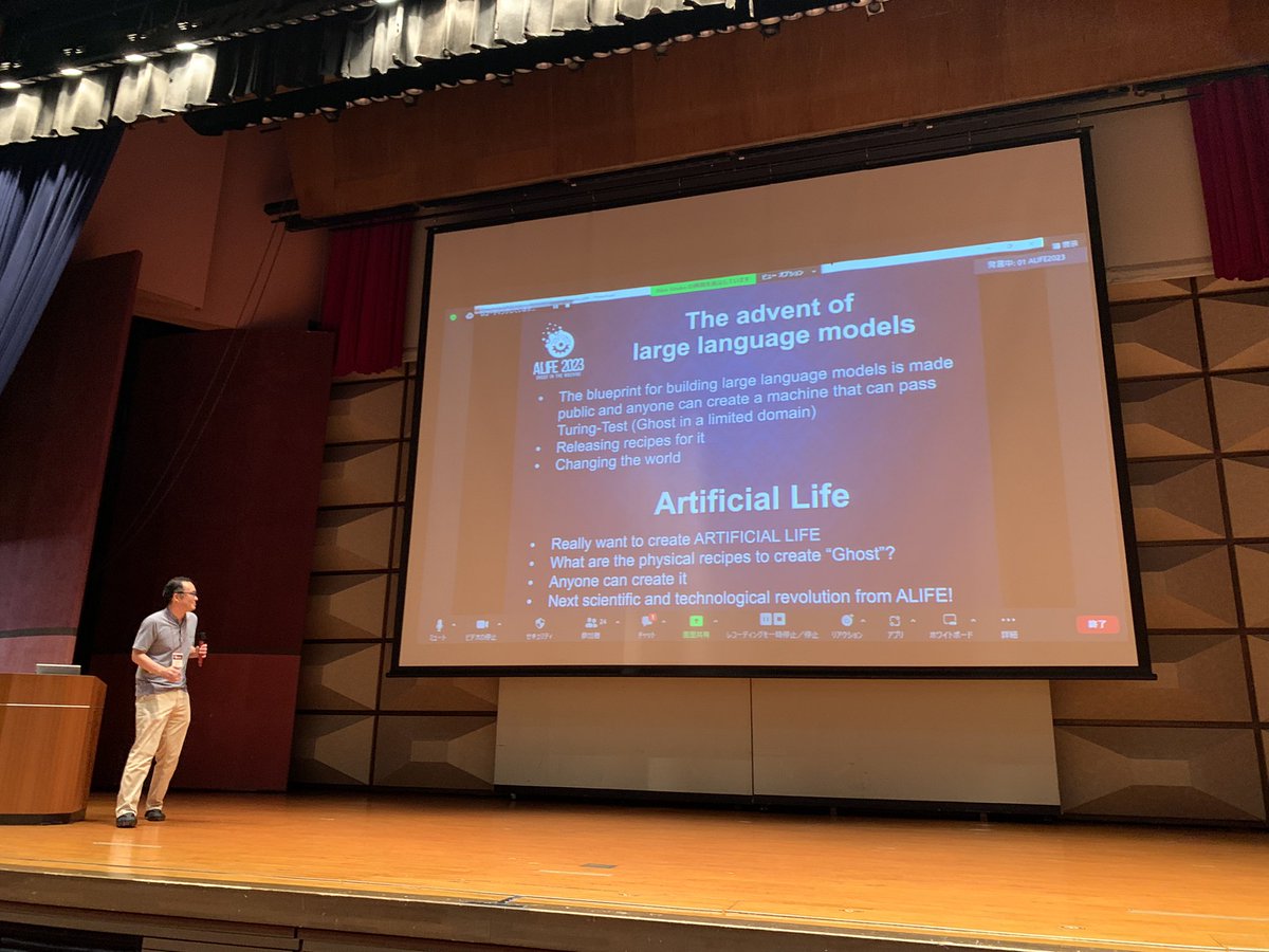 #ALIFE2023 Here we go! 🦾