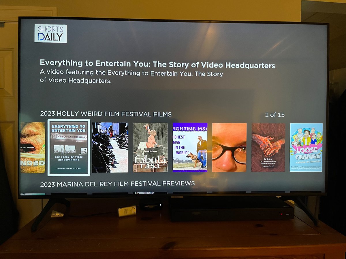 HorrorDraftsPod's tweet photo. Hey everyone!! The doc our co-host Brantley directed is currently on the festival circuit and you can watch it now as part of the @hollyweirdfest !!! It’s available on the Shorts Daily channel on Roku now and will be on there into August. We hope you enjoy! https://t.co/Nii7TFhqKe
