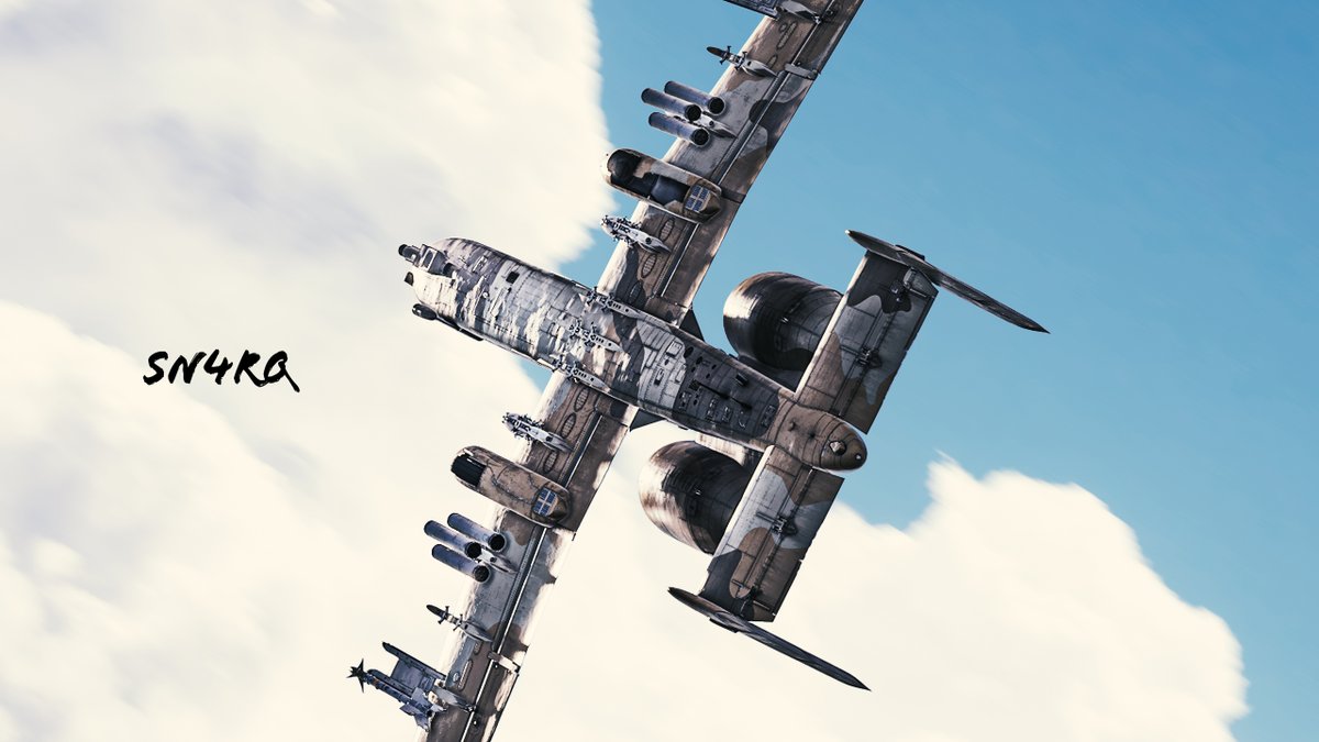 sn4rq's tweet photo. ★今日のスクリーンショット
#航空機 #戦闘機 #飛行機 #航空 #戦闘機好き #飛行機好き #aircraft #a10 #WarThunder #サンダーボルト #modan #modanwar #A10thunderbolt #ゲームのスクリーンショットを本物っぽく https://t.co/5kDiuGZmG1