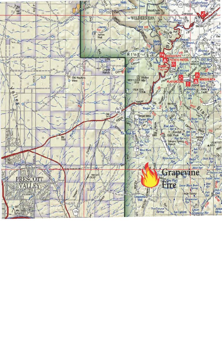 NWS_IMET_OPS's tweet photo. . @NWSFlagstaff IMET en route to #GrapevineFire located 5 miles NE of Prescott Valley, AZ #AZwx #AZFires @PrescottNF https://t.co/EjpaE1tg4L https://t.co/BKrXv6KE9J