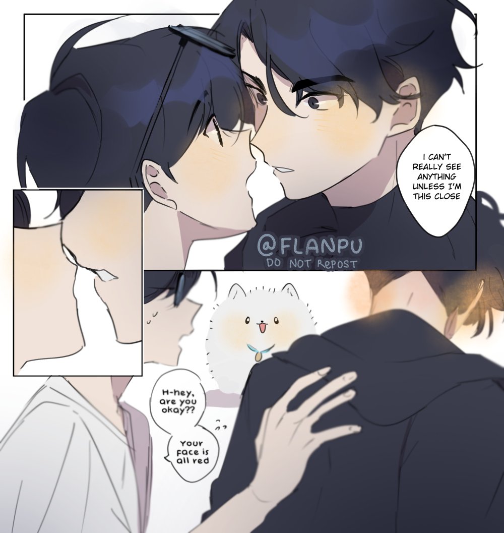 Joongdok from before in which kdj can't really see anything without his glasses and when he misplaces them he has to call for help (+ biyoopup)