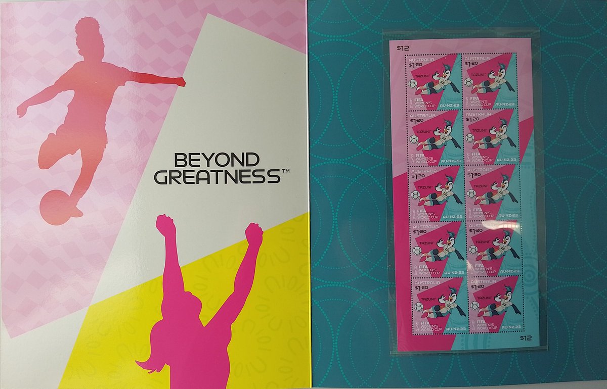 Pablo (Paul) Bateson (@pablofootball) on Twitter photo Good to see <a href="/auspost/">Australia Post</a> with <a href="/FIFAWWC/">FIFA Women's World Cup</a> licenced commemorative postage stamps sheets to celebrate #FIFAWomensWorldCup tournament co-hosted by #Australia & #NewZealand inc host cities & mascot. As with RM coins, perhaps needs more reminder promotion with <a href="/FootballAUS/">Football Australia</a> & <a href="/NZ_Football/">New Zealand Football 🇳🇿</a> ? Good to see <a href="/auspost/">Australia Post</a> with <a href="/FIFAWWC/">FIFA Women's World Cup</a> licenced commemorative postage stamps sheets to celebrate #FIFAWomensWorldCup tournament co-hosted by #Australia & #NewZealand inc host cities & mascot. As with RM coins, perhaps needs more reminder promotion with <a href="/FootballAUS/">Football Australia</a> & <a href="/NZ_Football/">New Zealand Football 🇳🇿</a> ?