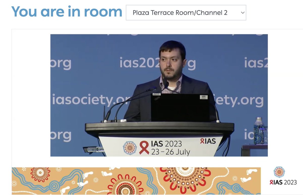 Next up at #IAS2023: @MichaelPelusoMD, who heads up the LIINC #longCOVID team at @UCSF -- & is also an HIV cure researcher -- discusses the impact of #COVID on people living with #HIV.