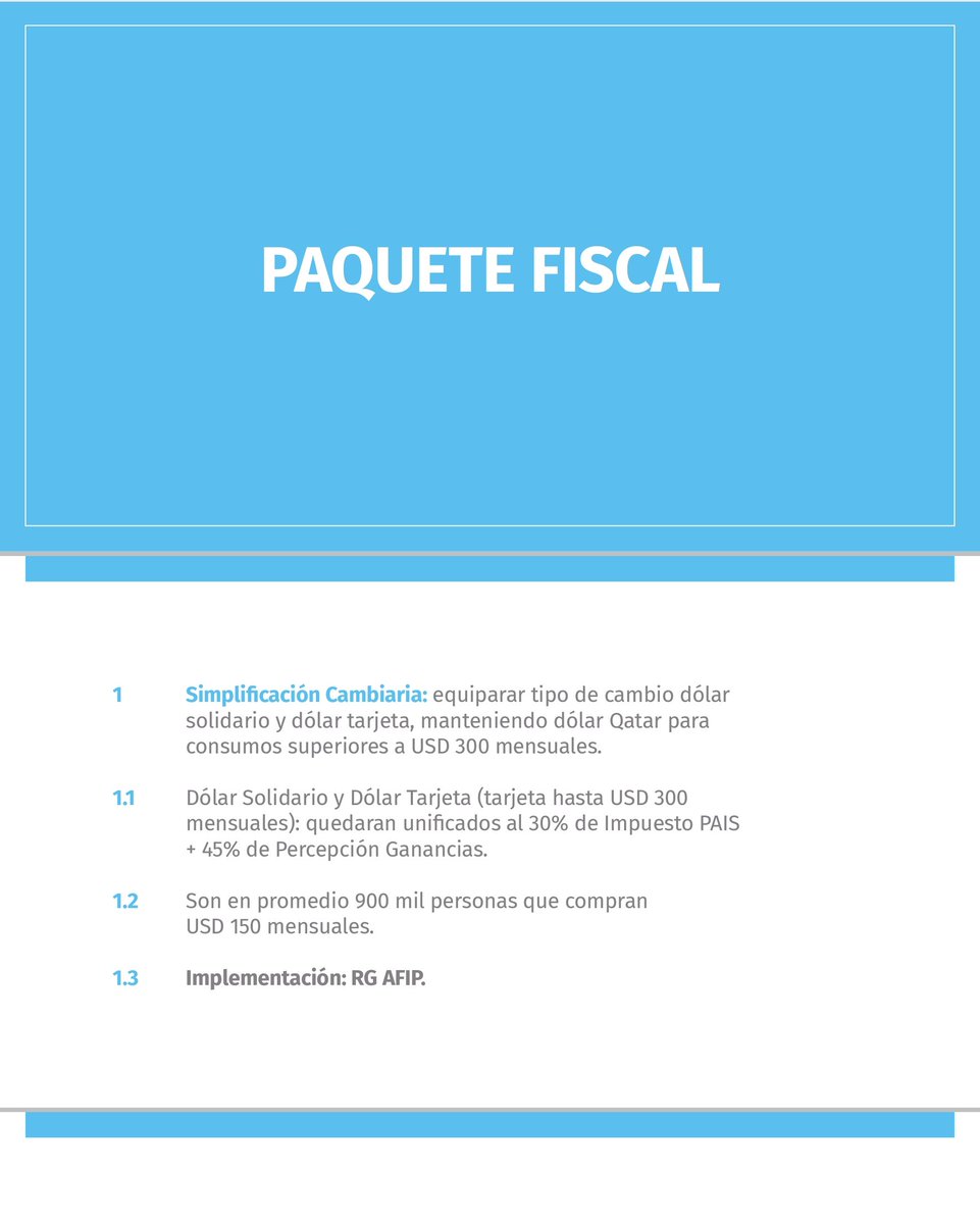 Lo llaman"Paquete Fiscal"...pero son todas medidas cambiarias!
Si en cada medida alguno paga más pesos o recibe más pesos por cada dólar se llama DEVALUACIÓN.