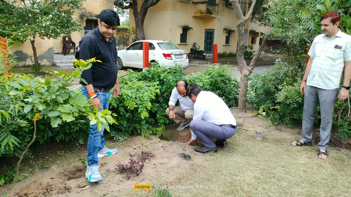 जनपद के प्रत्येक हैल्थ सेंटर ओर सामुदायिक स्वास्थ्य केंद्रो पर वृक्षारोपण किया गया जिसमे सभी स्वास्थ्य विभाग के कर्मचारी/अधिकारियों द्वारा आगे आकर अधिक से अधिक पेड़ पौधे लगाने का निर्णय लेते हुए उनकी हमेशा देखभाल करने का संकल्प लिया गया #हरित_क्रांति #पेड़_लगाओ <a href="/BagpatDm/">DM Baghpat</a> <a href="/nhm_up/">NHM UP</a>