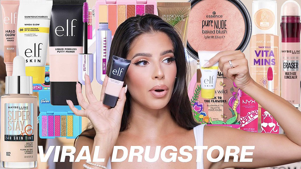 I bought all NEW VIRAL drugstore makeup.. whats good? whats trash? youtu.be/N3-TpU4JqWo