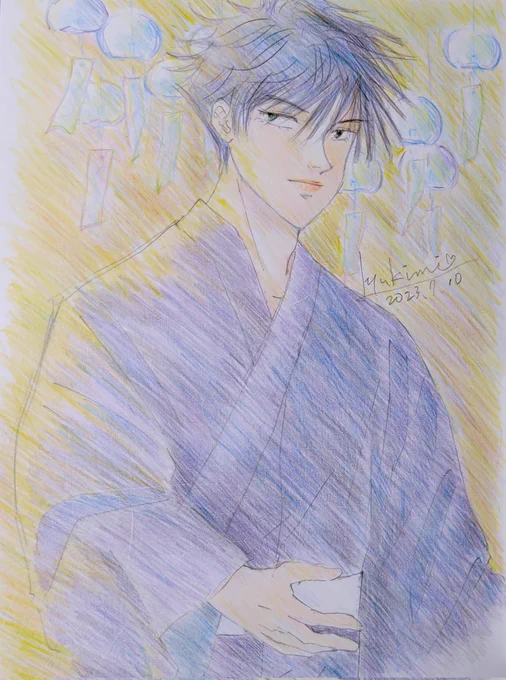 #見た人は無言で黒髪を載せる