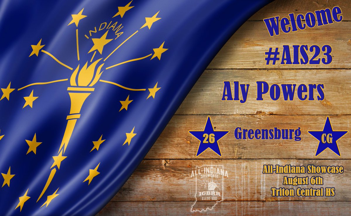Welcome 26' Aly Powers to the All-Indiana Showcase. August 6th @ Triton Central HS. #AIS23