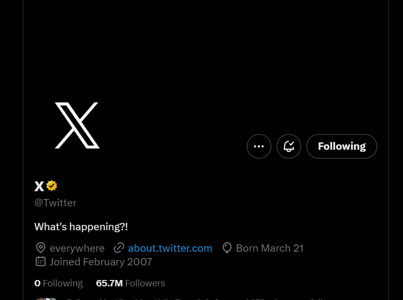 xDaily's tweet photo. NEWS: The official @Twitter account has now rebranded to X! https://t.co/khnuplhGZr