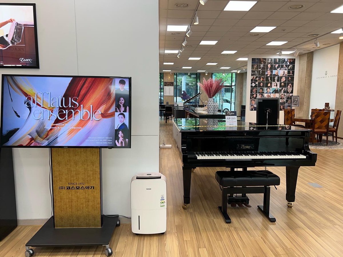 Afflatus2021's tweet photo. Afflatus Ensemble Artist Series 5 concert in Seoul, Korea Republic (21 July 2023). Our sincere thanks to everyone who came to the sold-out concert. Special thanks to ambassadors of Norway, Estonia, Honorary Consul of Iceland in Korea and Steinway&amp;Sons Korea for sponsoring us. https://t.co/OpmpdKPER0