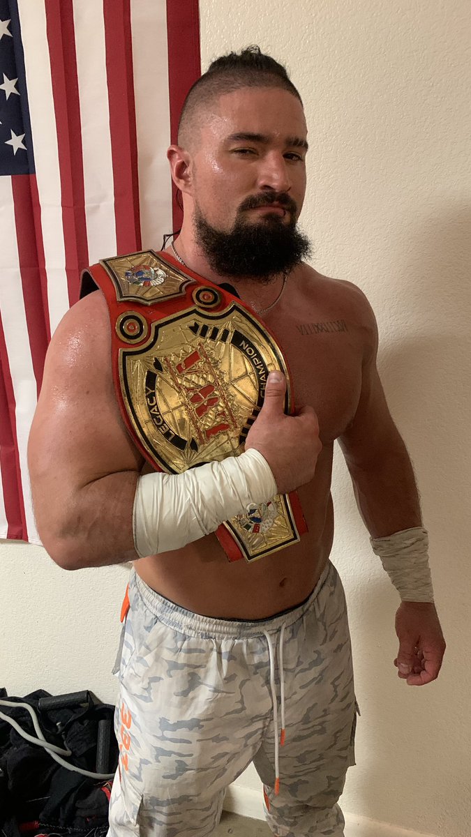 TheOfficialLWA's tweet photo. After a hard fought battle against @ZekeRose4life at HOT Pro Wrestling the @lwa_wrestlingtx Legacy Champion @jayalexanderpw retains his title in Austin, TX!!

#Undefeated
#Undisputed
#AndStill 
#TexasTerminator 
#RenegadeUSA https://t.co/g75cNVNlFz