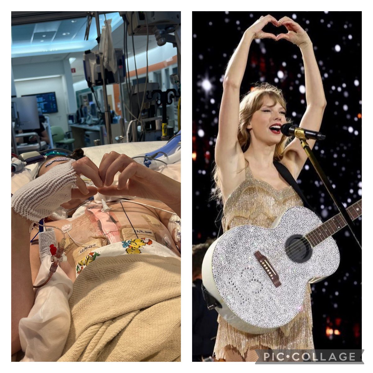 espinosadtribe5's tweet photo. My daughter, Demi, has been on life support for 47 days. She can’t go to @tswifterastour next Friday for her 13th. Perhaps her hero @taylorswift13 can swing by @StanfordChild Hospital (15-min from Levi Stadium) to give Demi the dose of life needed to keep fighting for her life! https://t.co/psDxnZh3UY