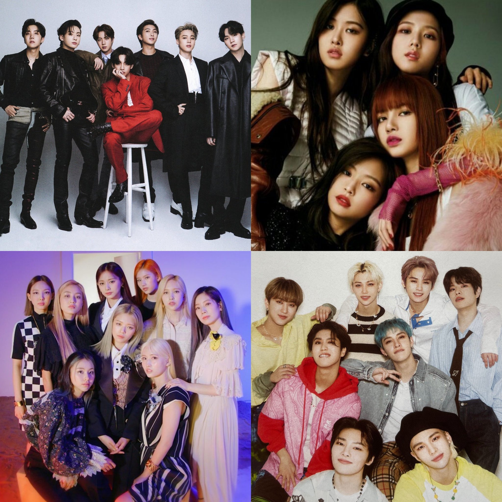Viral Takes on Twitter "Most followed KPop “group accounts” on
