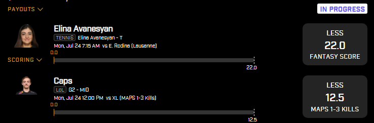 PrizePicks being slow with the board tonight so not much but this is looking good

If this hits I'll tip someone who likes the tweet
#tennisbets #PrizePicks #GamblingTwitter #sportsbettingtwitter #DFS #sportsbettingpicks