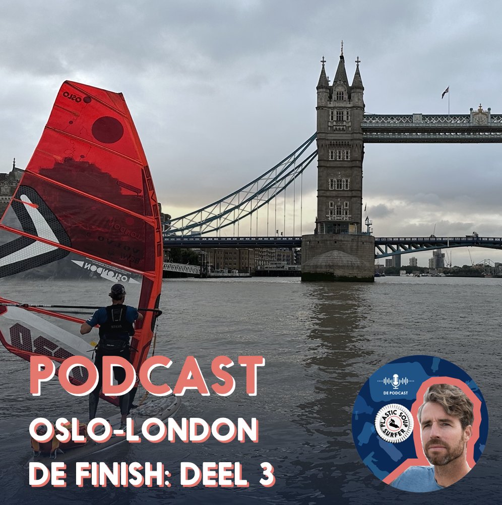 Tower Bridge, het vervolg en de hachelijke momenten - luister de podcast over de Oslo-London expeditie- mailchi.mp/plasticsoupsur…