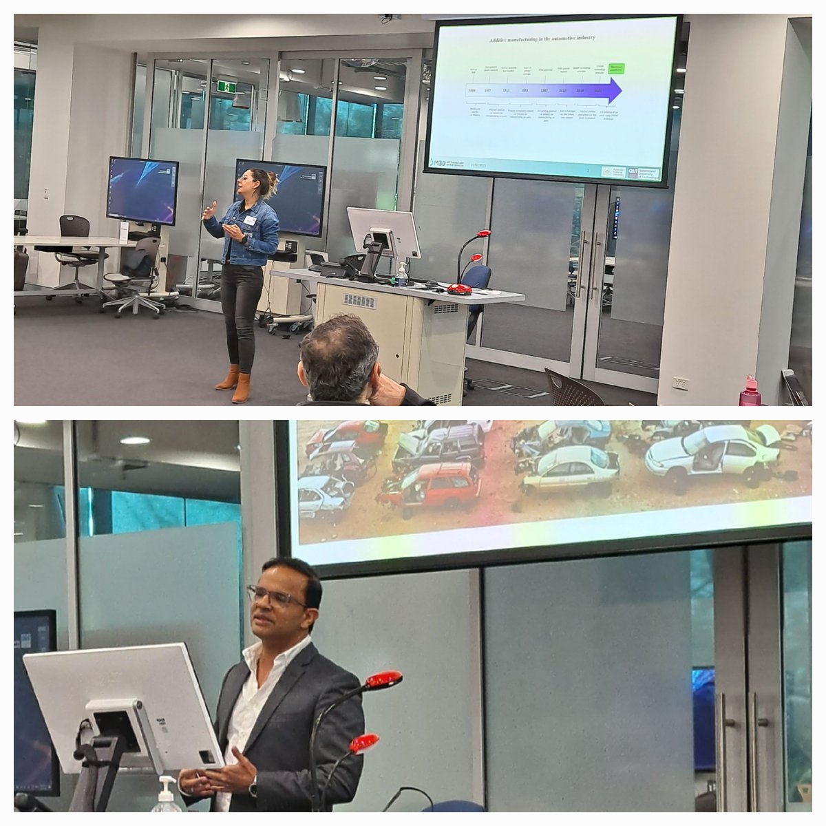 InnovationM3d's tweet photo. Day 3 of the M3D Brisbane Meeting

Great presentations by the researchers at #qut and #anu on the research projects that they are currently working on.
#mining #nanoparticles #entrepreneurship #cartilage #dissolution #scaffold #additivemanufacturing #antibacterial https://t.co/yt5GpCK6De