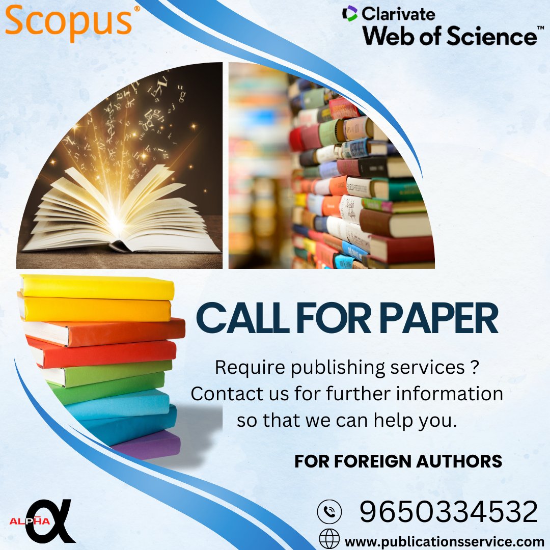 AlphaPublicati4's tweet photo. #scopuspublication #Scopus #scopusindexed #scopusjournal #conference #journalpublication #PhD #phdthesis #phdresearch #phdstudent #paperwriting #thesis #thesiswriting #publication #journalpublication #internationalconference #conference2023 #scopusjournal #phdstudentlife https://t.co/8yGfs6osJS