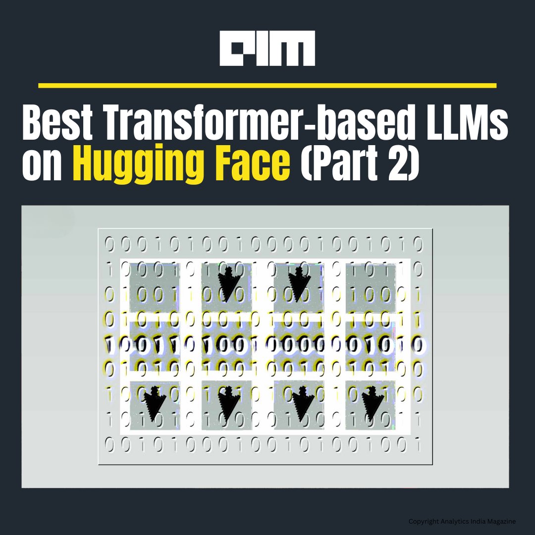 Analyticsindiam's tweet image. In Part 1, we discussed how Transformers form the crux of NLP. So let’s take a look at autoregressive and sequence-to-sequence models.
Read more- analyticsindiamag.com/best-transform…
@OpenAI @huggingface @salesforce @Google #transformermodel #autoregression #generativeai