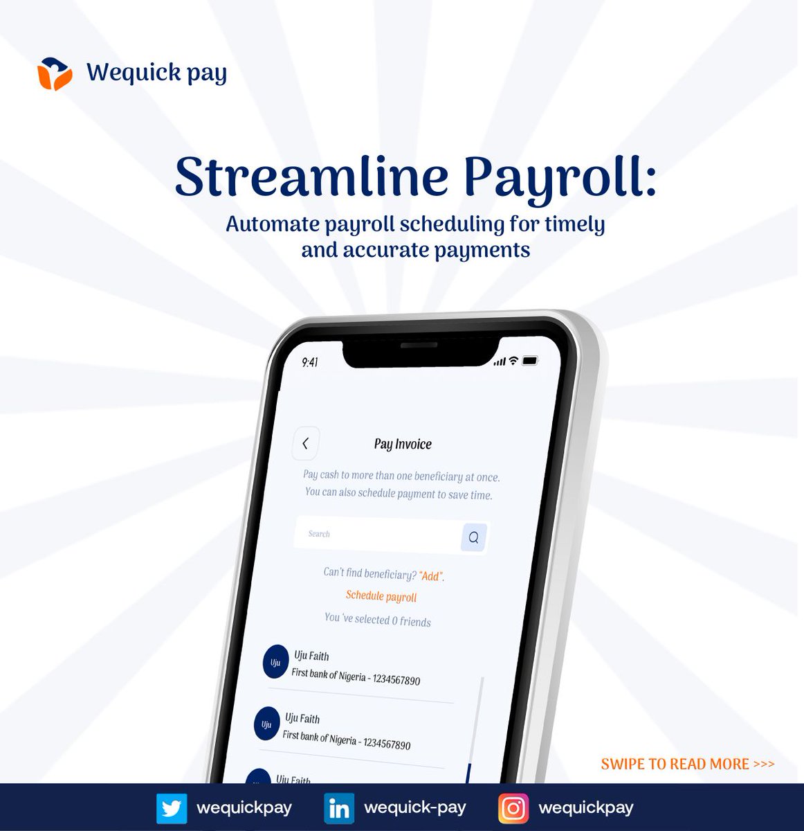 WeQuickPay tweet media