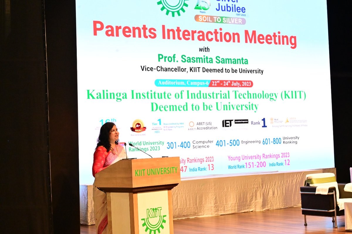 sasmita1samanta's tweet image. Day one of Parents Interaction meeting:  22/07/2023

On behalf of the university, I welcome each one of you to the family of KIIT. I would like to thank every parent who chose to trust us with their children&apos;s future and joined KIIT to become a member for all time.

For the past…
