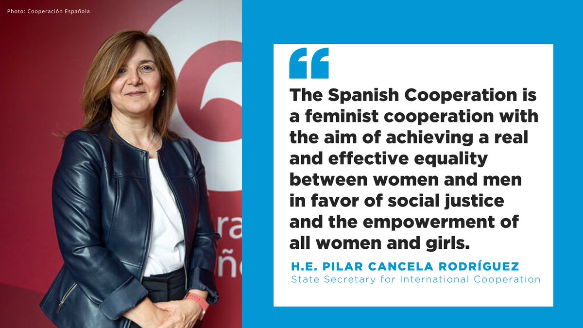 Spain is a key partner in our efforts to achieve gender equality and the empowerment of women & girls.

Thank you to Spain for the strong commitment to put women and girls at the centre of foreign policy priorities.

#FundingGenderEquality 
@SpainMFA @SpainUN @MAECgob