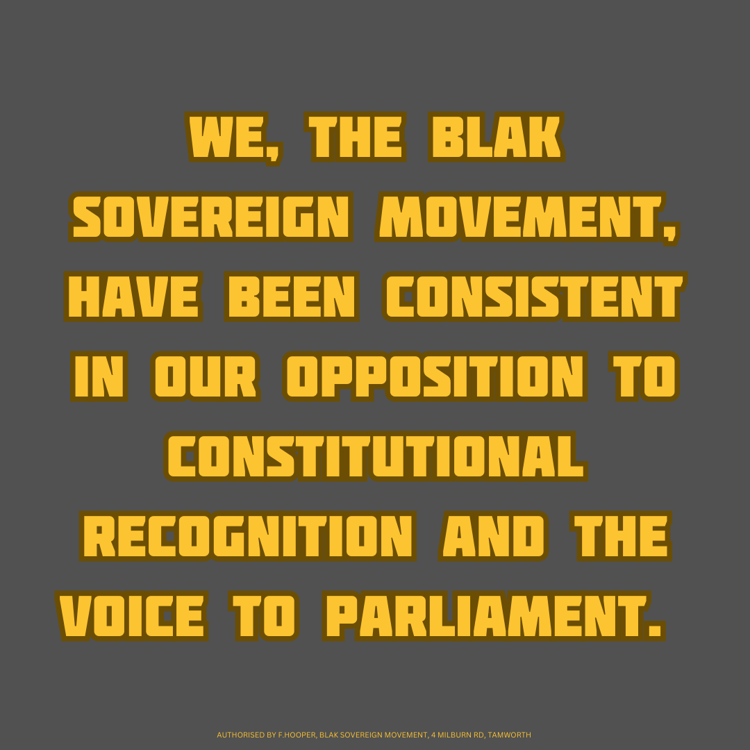 SenatorThorpe's tweet photo. There is a third way. The Blak Sovereign Movement published an essay on the Voice to Parliament.  Download and read the full statement from the Blak Sovereign Movement here: https://t.co/TmqE3hZn2L https://t.co/D1rgae9oP3