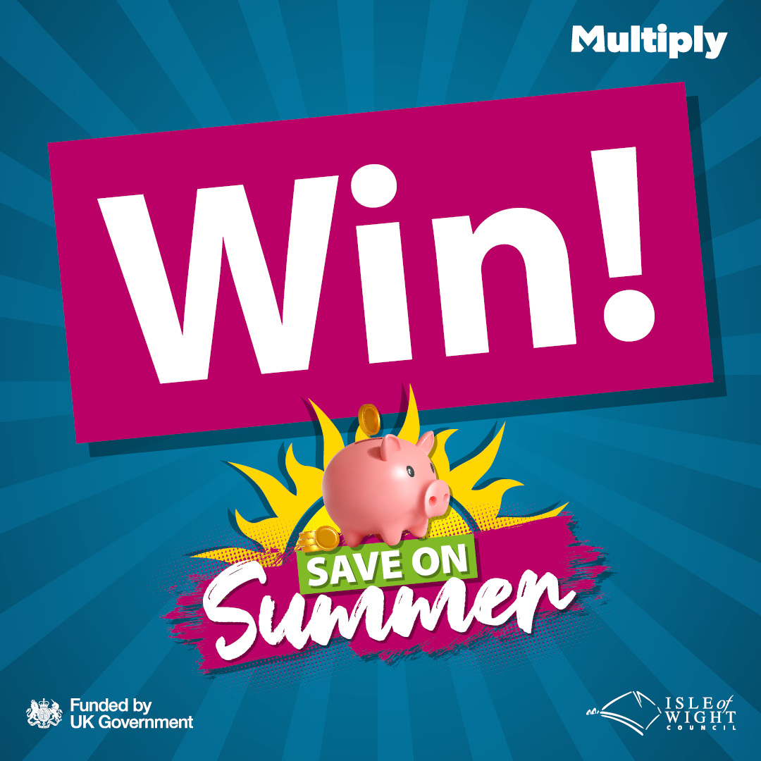 Are you following us on Facebook? Search for Isle of Wight Council and you could be in to win!

Our Save on Summer Facebook Competition starts 9am on Mon 31 July  
 
You could win 3 month 1Leisure membership + other great prizes!

Save on Summer 2023:  orlo.uk/Mu5aC