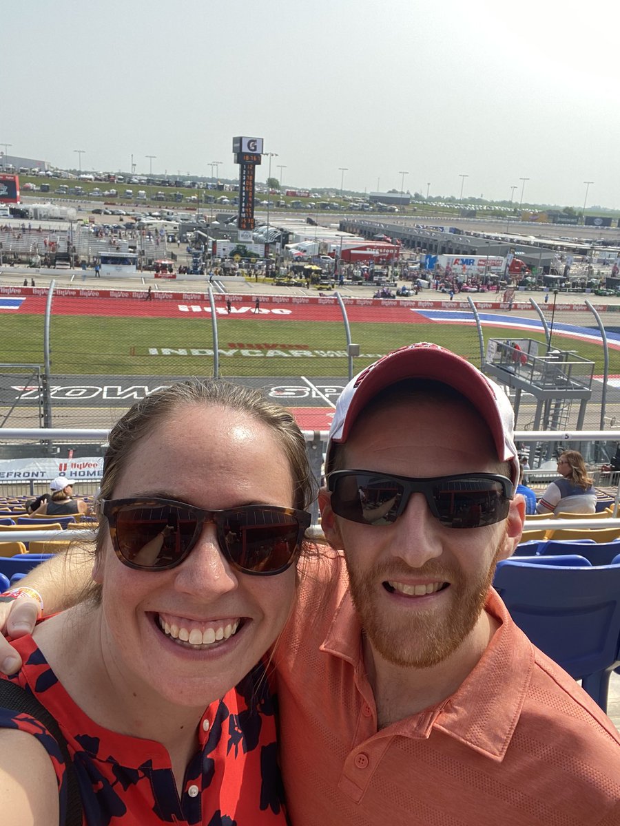hopebibens's tweet photo. Thanks to @HyVee for the tickets to @INDYCARatIowa this weekend! Robert and I had a blast at our first Indycar race and the @zacbrownband and @edsheeran concerts! https://t.co/8UBJj0CozF