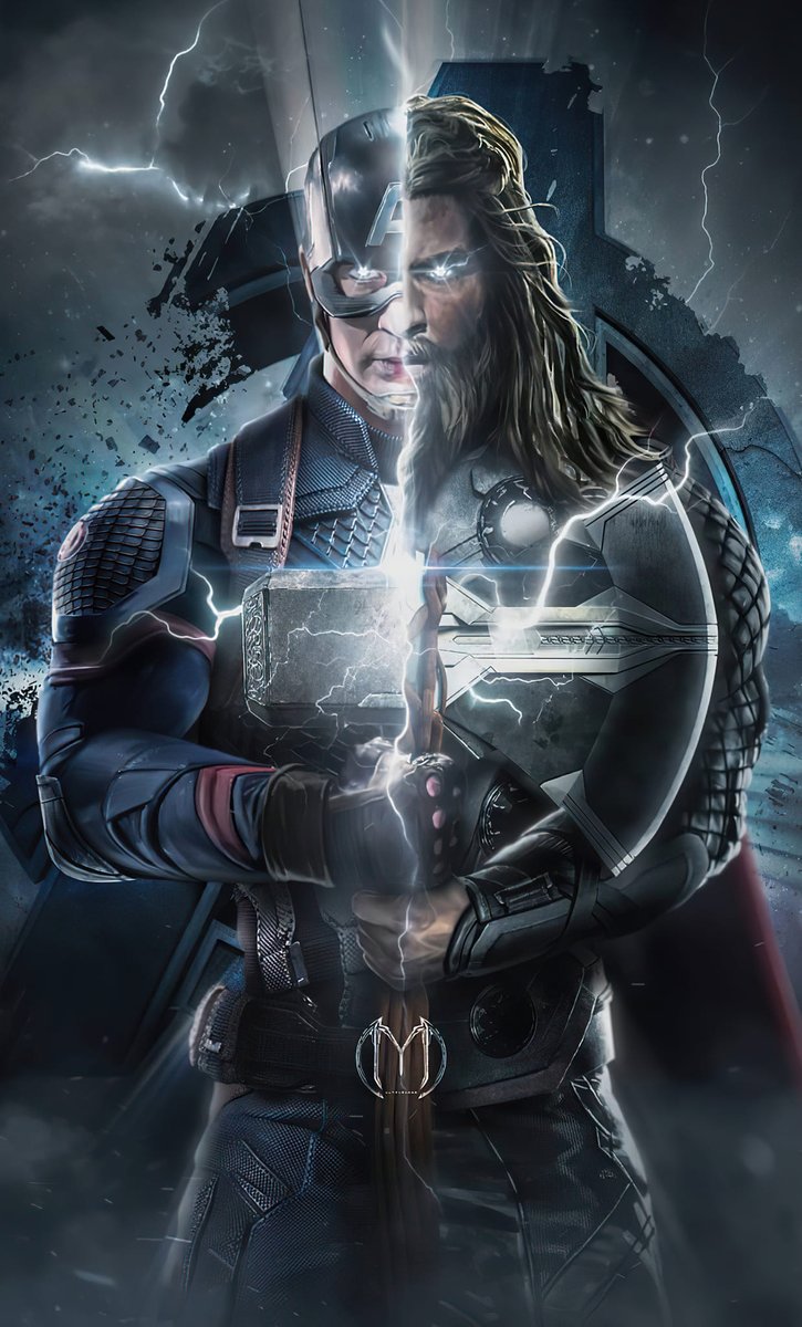 Captain America & Thor from Avengers: Endgame #Marvel #CaptainAmerica #Thor https://t.co/o7SYtXxjtu