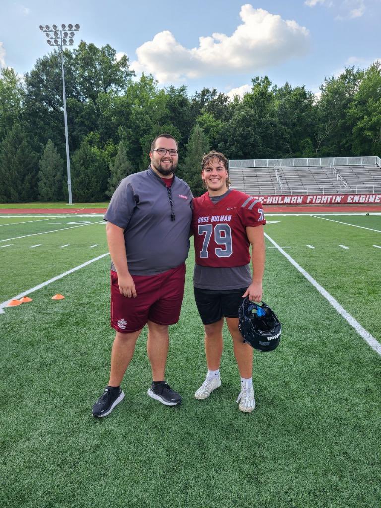 After a great camp and conversation with <a href="/CoachCFarris/">Coach Chase Farris</a> I am excited to announce that I have received an offer from <a href="/RoseHulmanFB/">Rose-Hulman Football</a>! <a href="/CoachSokolRHIT/">Jeff Sokol</a> <a href="/Coach_Fries/">Andy Fries ❄️</a> <a href="/Coach_Stanton1/">Jeffrey Stanton</a> <a href="/CoachTolson_/">Spencer Tolson</a> <a href="/JPRockMO/">JP Rock</a> <a href="/FootballTHS/">Timberland Football</a>