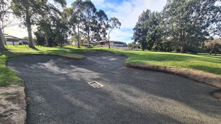 centaurap's tweet photo. Check out the completion of our very first Capillary Bunker at the picturesque Morack Public Golf Course and Driving Range in Victoria, Australia. Special thanks to Supt Kane Brock and Project Mgr Sean Griffin from @Programmed Turnpoint for their fantastic efforts. @CapConGolf https://t.co/WHus7Y5UTd