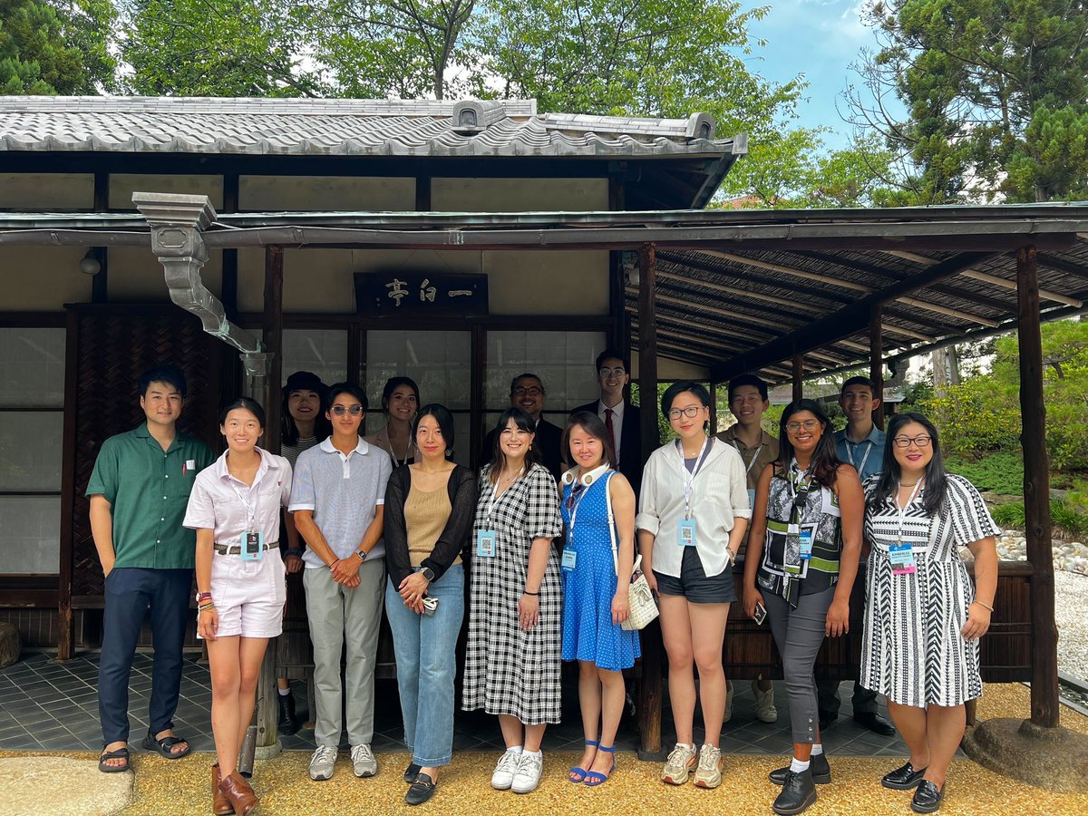 Many thanks to <a href="/JapanEmbDC/">Japan Embassy DC🌸</a>! My fellow <a href="/aaja/">Asian American Journalists Association est. 1981</a> members and I thoroughly enjoyed this special tour. I especially loved seeing the tea house and library. So appreciative they opened it up to us on a Saturday! #aaja23
