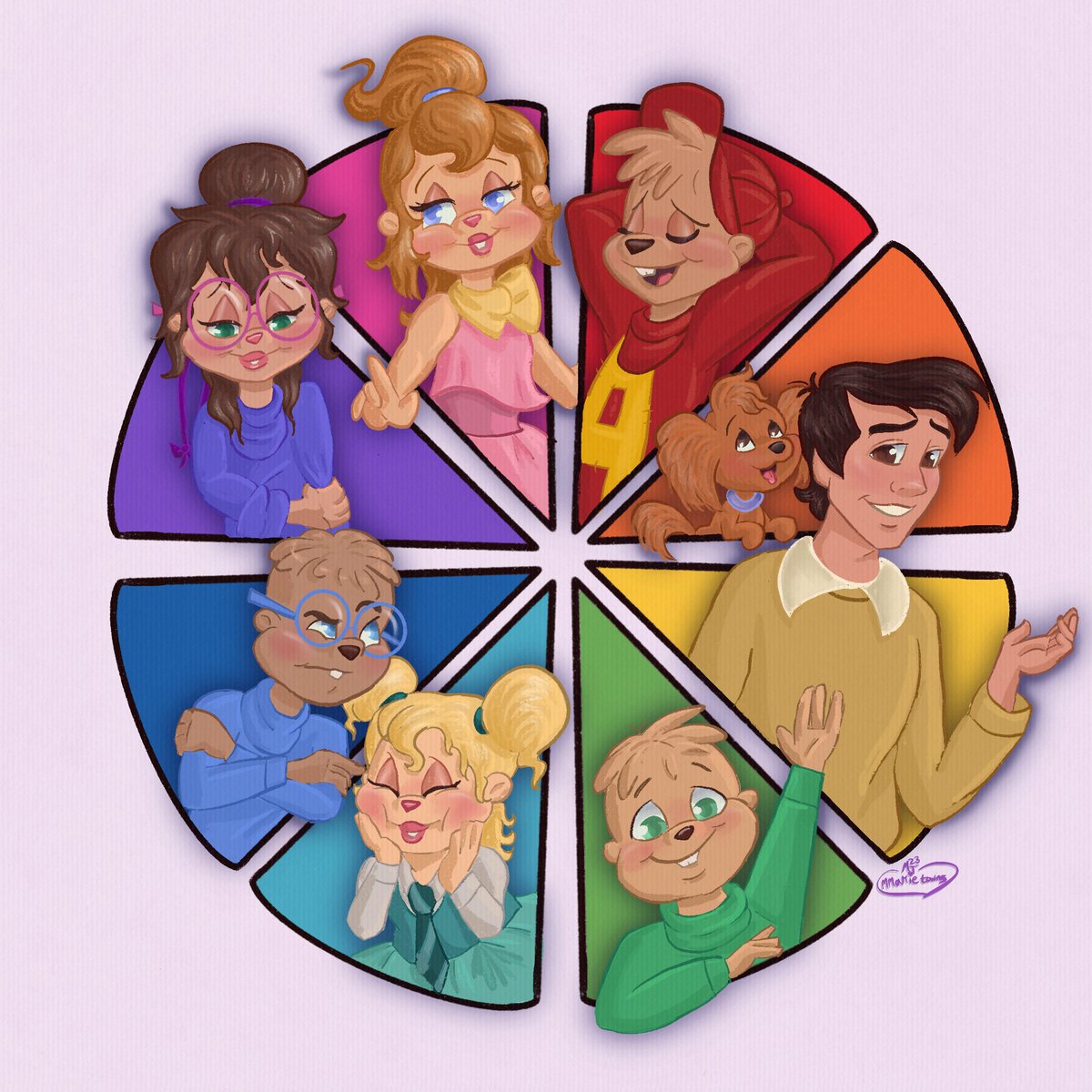 mmarie_towns's tweet image. #colorwheelchallenge but make it chipmunk