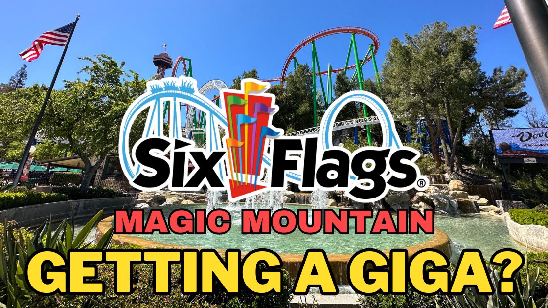 🚨NEW VIDEO UP ON YOUTUBE! Is Six Flags Magic Mountain getting a GIGA? (Link: youtu.be/4AYEiWMWfrQ )

#sixflagsmagicmountain #sixflags #gigacoaster #fury325 #carowinds #knottsberryfarm #universalstudios #themepark #rollercoaster #amusementpark #thrillride