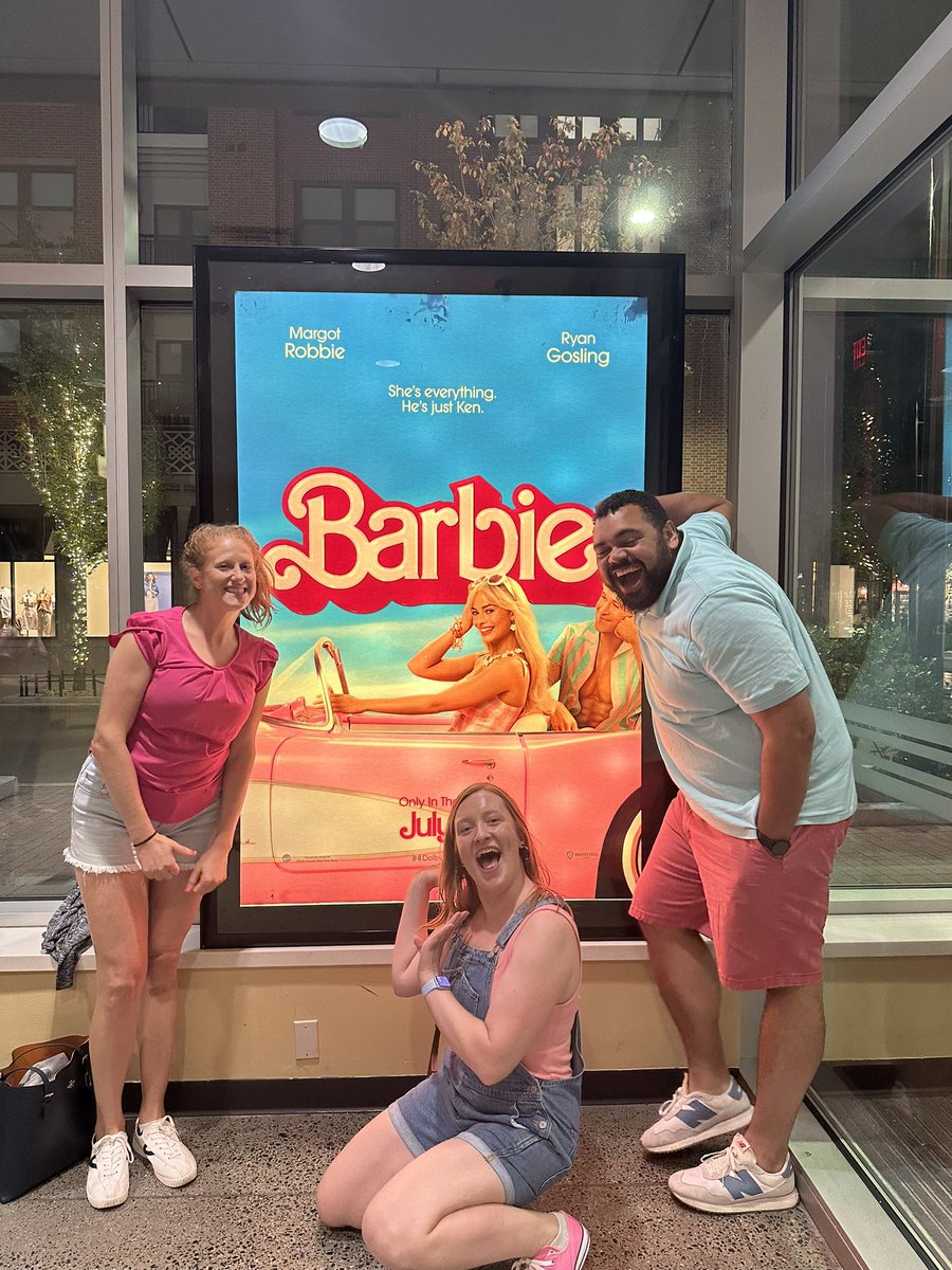 sarbenz4's tweet photo. One was dark, one was SUBLIME! @jareddonttweet barbieheimer = success https://t.co/3ur7zzDqqK