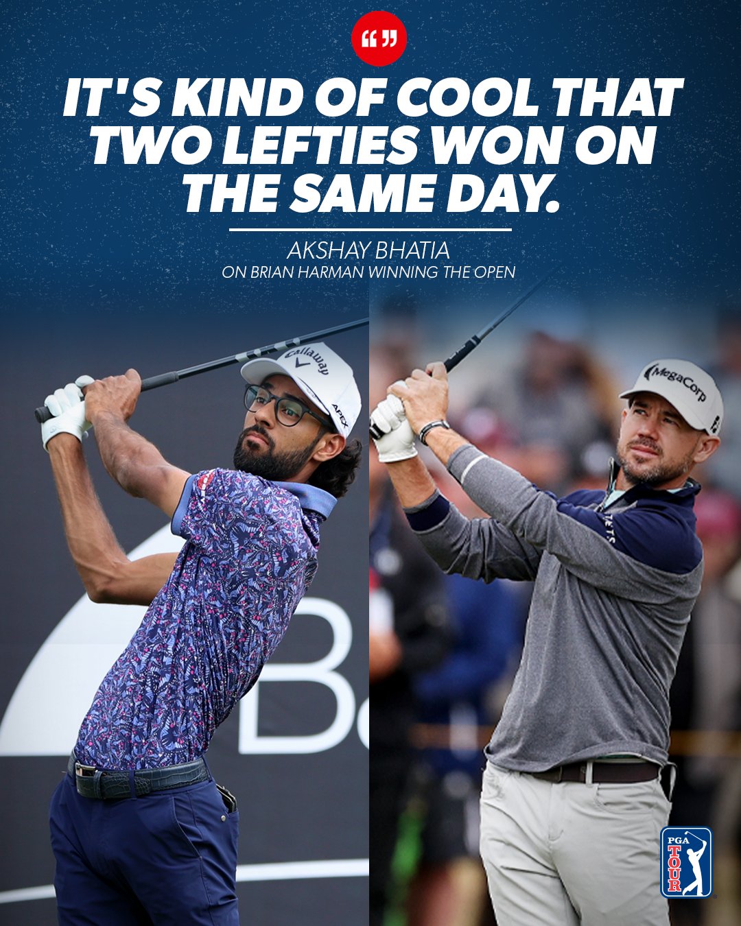 PGA TOUR on Twitter "Lefties making history. It’s the first time two