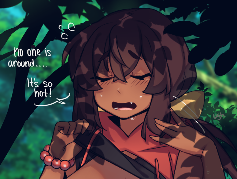 「k' thanks for lookingcheck out bibi i lo」|Saaneのイラスト