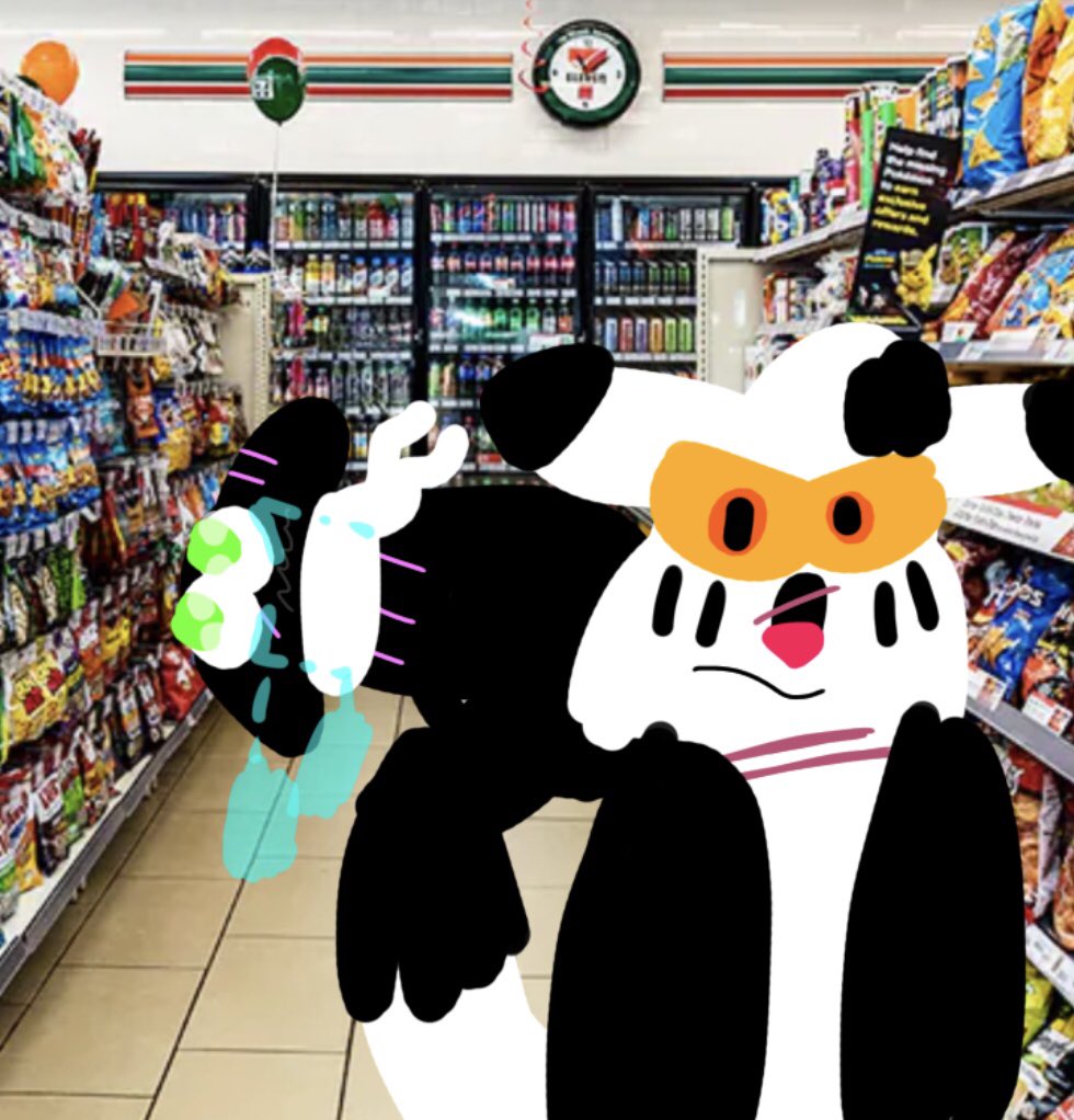FictionalThat's tweet photo. On the next episode of “Kia gets lost at a 7 11” He takes Revengeheart with him and he won’t go with Kia again lol

(Gift for @DawnMistCat !) https://t.co/z4liHlZpXD
