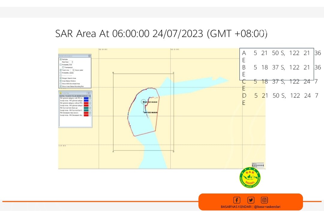 basarnaskendari's tweet image. #BRASAR Kendari, 24/7--- Operasi SAR Pencarian korban kapal tenggelam di perairan Teluk Mawasangka Kab. Buton Tengah yang diperkirakan terdapat 19 orang terus dilakukan hingga saat ini (H.1) oleh Tim SAR Gabungan  #basarnas #basarnaskendari