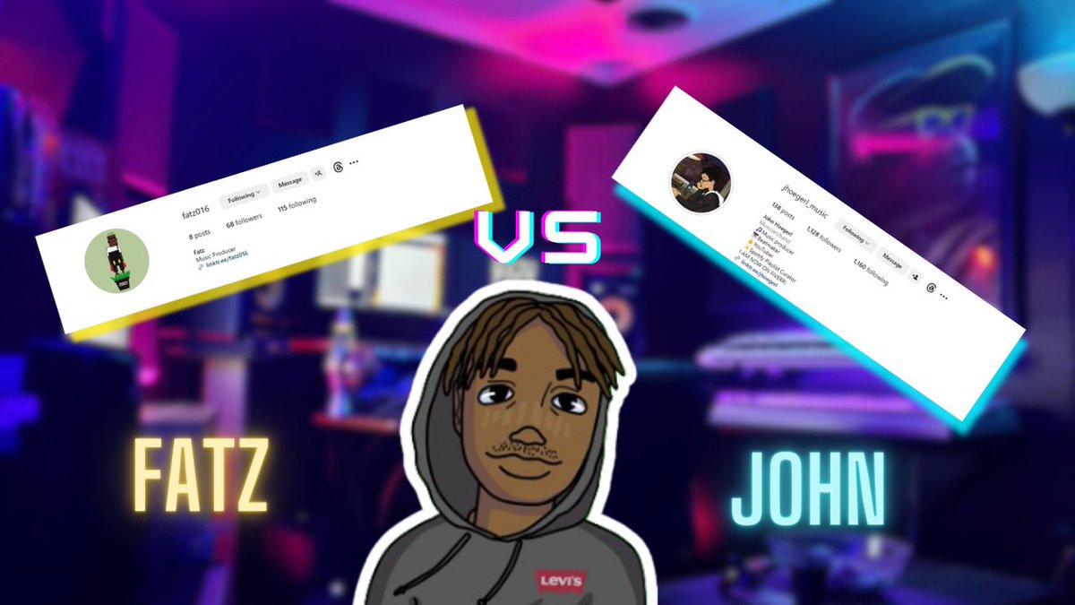 jyr3h's tweet photo. FATZ VS JOHN HOEGERL - HOT OR NOT EP. 4 

https://t.co/urd3LLZcE5 

#YouTube #youtubechannel #YouTuber #tvshow #beats #beatmaking #musicpromotion #promotemusic https://t.co/oZGIwxM1wb